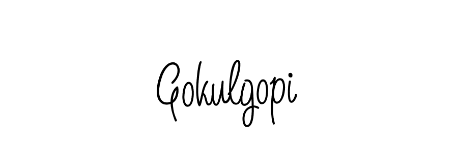 Once you've used our free online signature maker to create your best signature Angelique-Rose-font-FFP style, it's time to enjoy all of the benefits that Gokulgopi name signing documents. Gokulgopi signature style 5 images and pictures png