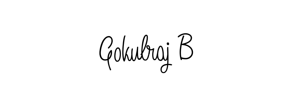 Make a beautiful signature design for name Gokulraj B. Use this online signature maker to create a handwritten signature for free. Gokulraj B signature style 5 images and pictures png