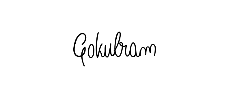 Create a beautiful signature design for name Gokulram. With this signature (Angelique-Rose-font-FFP) fonts, you can make a handwritten signature for free. Gokulram signature style 5 images and pictures png