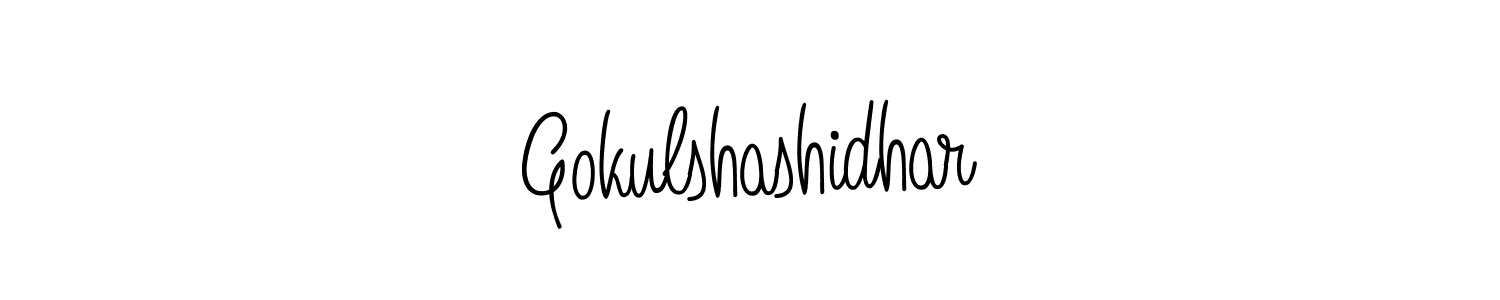 The best way (Angelique-Rose-font-FFP) to make a short signature is to pick only two or three words in your name. The name Gokulshashidhar include a total of six letters. For converting this name. Gokulshashidhar signature style 5 images and pictures png