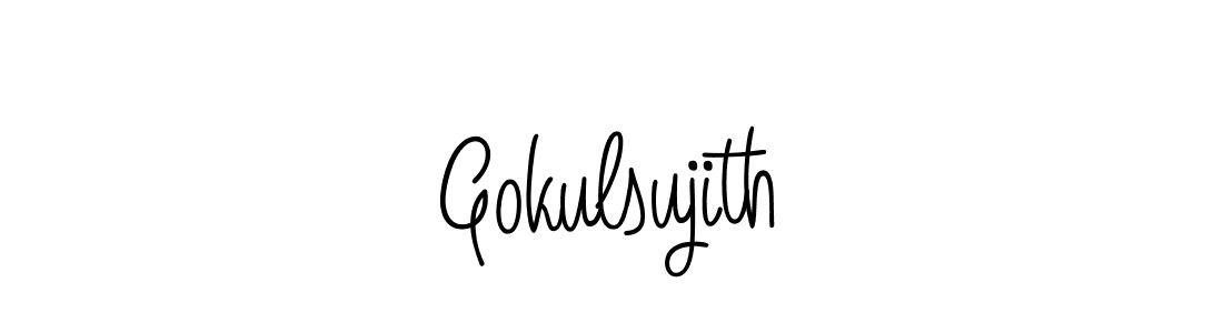 Once you've used our free online signature maker to create your best signature Angelique-Rose-font-FFP style, it's time to enjoy all of the benefits that Gokulsujith name signing documents. Gokulsujith signature style 5 images and pictures png