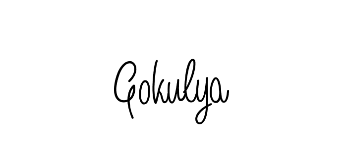 You can use this online signature creator to create a handwritten signature for the name Gokulya. This is the best online autograph maker. Gokulya signature style 5 images and pictures png