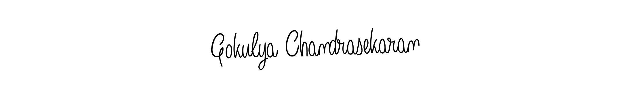 Also we have Gokulya Chandrasekaran name is the best signature style. Create professional handwritten signature collection using Angelique-Rose-font-FFP autograph style. Gokulya Chandrasekaran signature style 5 images and pictures png