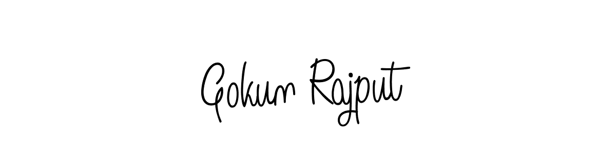 Also we have Gokun Rajput name is the best signature style. Create professional handwritten signature collection using Angelique-Rose-font-FFP autograph style. Gokun Rajput signature style 5 images and pictures png
