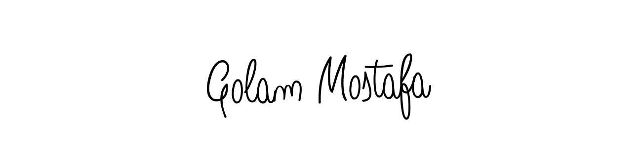 Design your own signature with our free online signature maker. With this signature software, you can create a handwritten (Angelique-Rose-font-FFP) signature for name Golam Mostafa. Golam Mostafa signature style 5 images and pictures png