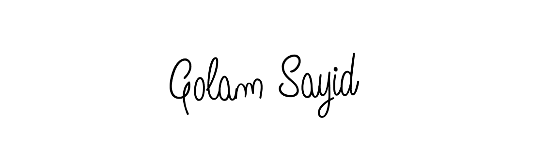 It looks lik you need a new signature style for name Golam Sayid. Design unique handwritten (Angelique-Rose-font-FFP) signature with our free signature maker in just a few clicks. Golam Sayid signature style 5 images and pictures png