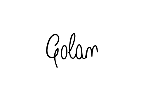 if you are searching for the best signature style for your name Golan. so please give up your signature search. here we have designed multiple signature styles  using Angelique-Rose-font-FFP. Golan signature style 5 images and pictures png