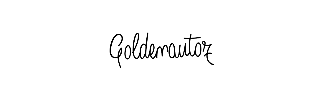 Goldenautoz stylish signature style. Best Handwritten Sign (Angelique-Rose-font-FFP) for my name. Handwritten Signature Collection Ideas for my name Goldenautoz. Goldenautoz signature style 5 images and pictures png