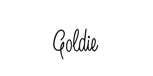 How to make Goldie name signature. Use Angelique-Rose-font-FFP style for creating short signs online. This is the latest handwritten sign. Goldie signature style 5 images and pictures png