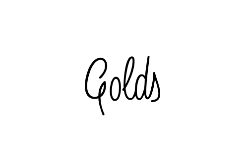Design your own signature with our free online signature maker. With this signature software, you can create a handwritten (Angelique-Rose-font-FFP) signature for name Golds. Golds signature style 5 images and pictures png