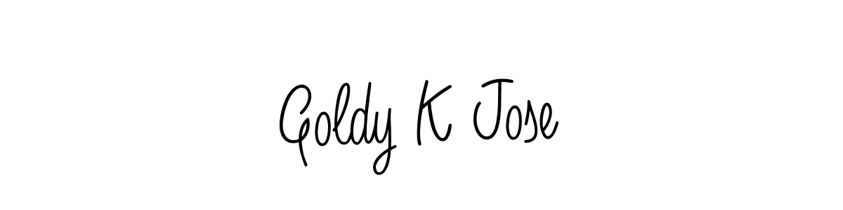 This is the best signature style for the Goldy K Jose name. Also you like these signature font (Angelique-Rose-font-FFP). Mix name signature. Goldy K Jose signature style 5 images and pictures png