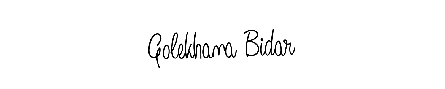 Create a beautiful signature design for name Golekhana Bidar. With this signature (Angelique-Rose-font-FFP) fonts, you can make a handwritten signature for free. Golekhana Bidar signature style 5 images and pictures png