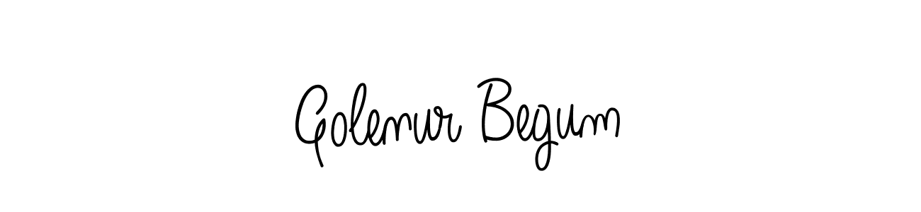 Once you've used our free online signature maker to create your best signature Angelique-Rose-font-FFP style, it's time to enjoy all of the benefits that Golenur Begum name signing documents. Golenur Begum signature style 5 images and pictures png