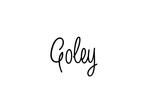 How to make Goley name signature. Use Angelique-Rose-font-FFP style for creating short signs online. This is the latest handwritten sign. Goley signature style 5 images and pictures png