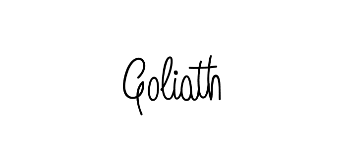Create a beautiful signature design for name Goliath. With this signature (Angelique-Rose-font-FFP) fonts, you can make a handwritten signature for free. Goliath signature style 5 images and pictures png