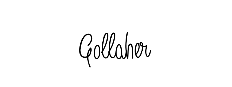 Here are the top 10 professional signature styles for the name Gollaher. These are the best autograph styles you can use for your name. Gollaher signature style 5 images and pictures png