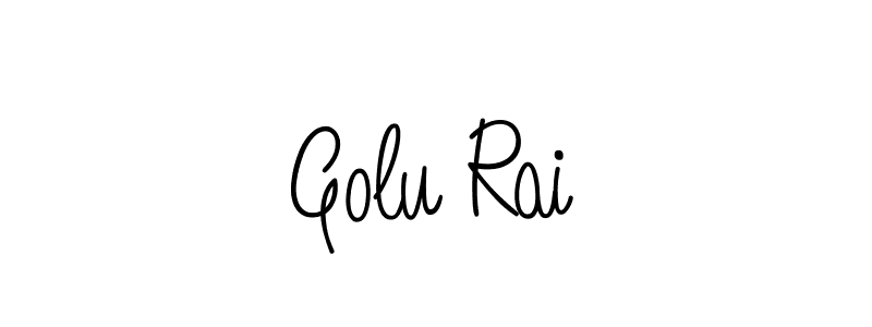 Once you've used our free online signature maker to create your best signature Angelique-Rose-font-FFP style, it's time to enjoy all of the benefits that Golu Rai name signing documents. Golu Rai signature style 5 images and pictures png