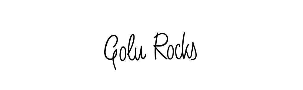 Make a short Golu Rocks signature style. Manage your documents anywhere anytime using Angelique-Rose-font-FFP. Create and add eSignatures, submit forms, share and send files easily. Golu Rocks signature style 5 images and pictures png