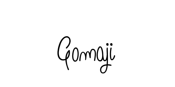 Also we have Gomaji name is the best signature style. Create professional handwritten signature collection using Angelique-Rose-font-FFP autograph style. Gomaji signature style 5 images and pictures png