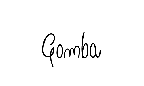 Also we have Gomba name is the best signature style. Create professional handwritten signature collection using Angelique-Rose-font-FFP autograph style. Gomba signature style 5 images and pictures png