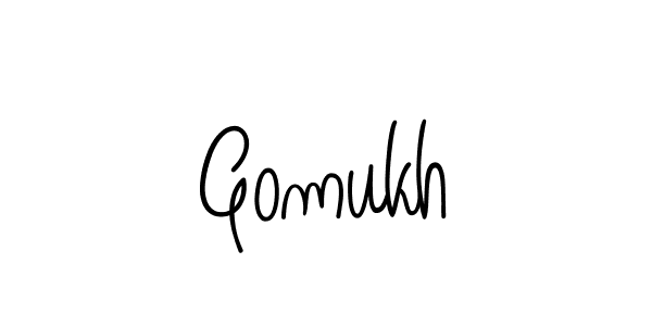 The best way (Angelique-Rose-font-FFP) to make a short signature is to pick only two or three words in your name. The name Gomukh include a total of six letters. For converting this name. Gomukh signature style 5 images and pictures png