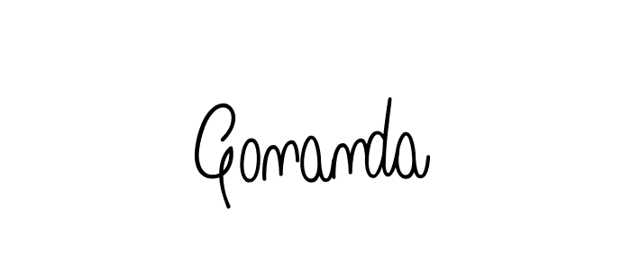 if you are searching for the best signature style for your name Gonanda. so please give up your signature search. here we have designed multiple signature styles  using Angelique-Rose-font-FFP. Gonanda signature style 5 images and pictures png