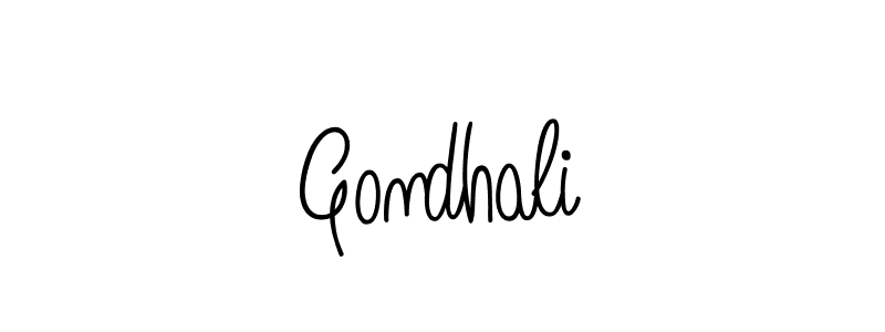 Make a beautiful signature design for name Gondhali. Use this online signature maker to create a handwritten signature for free. Gondhali signature style 5 images and pictures png