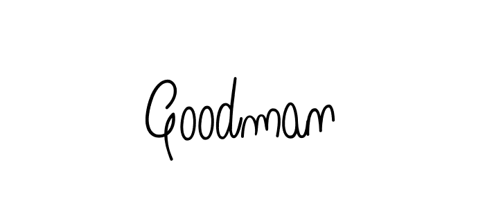 Make a beautiful signature design for name Goodman. Use this online signature maker to create a handwritten signature for free. Goodman signature style 5 images and pictures png