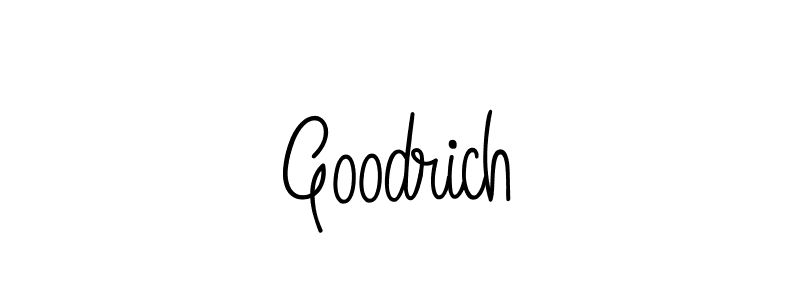 Goodrich stylish signature style. Best Handwritten Sign (Angelique-Rose-font-FFP) for my name. Handwritten Signature Collection Ideas for my name Goodrich. Goodrich signature style 5 images and pictures png