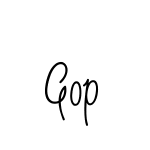 Create a beautiful signature design for name Gop. With this signature (Angelique-Rose-font-FFP) fonts, you can make a handwritten signature for free. Gop signature style 5 images and pictures png