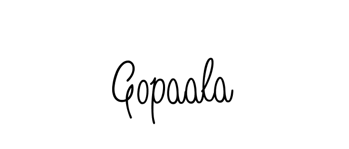 Make a beautiful signature design for name Gopaala. Use this online signature maker to create a handwritten signature for free. Gopaala signature style 5 images and pictures png