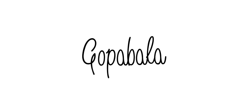 How to make Gopabala signature? Angelique-Rose-font-FFP is a professional autograph style. Create handwritten signature for Gopabala name. Gopabala signature style 5 images and pictures png