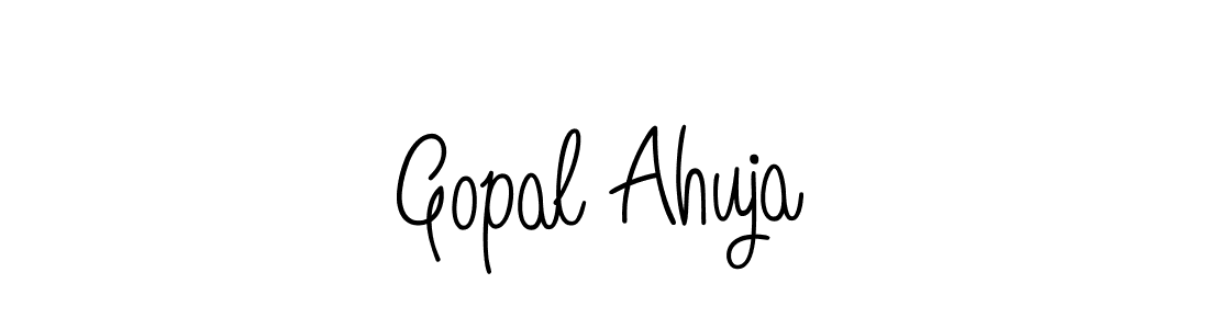 How to make Gopal Ahuja signature? Angelique-Rose-font-FFP is a professional autograph style. Create handwritten signature for Gopal Ahuja name. Gopal Ahuja signature style 5 images and pictures png