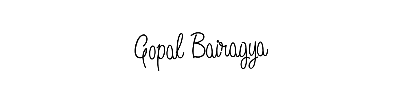 Make a beautiful signature design for name Gopal Bairagya. With this signature (Angelique-Rose-font-FFP) style, you can create a handwritten signature for free. Gopal Bairagya signature style 5 images and pictures png