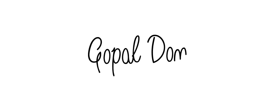 Angelique-Rose-font-FFP is a professional signature style that is perfect for those who want to add a touch of class to their signature. It is also a great choice for those who want to make their signature more unique. Get Gopal Don name to fancy signature for free. Gopal Don signature style 5 images and pictures png