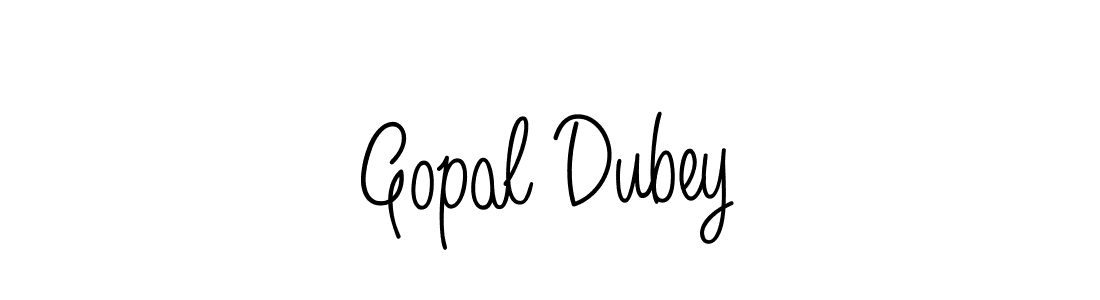 Also we have Gopal Dubey name is the best signature style. Create professional handwritten signature collection using Angelique-Rose-font-FFP autograph style. Gopal Dubey signature style 5 images and pictures png