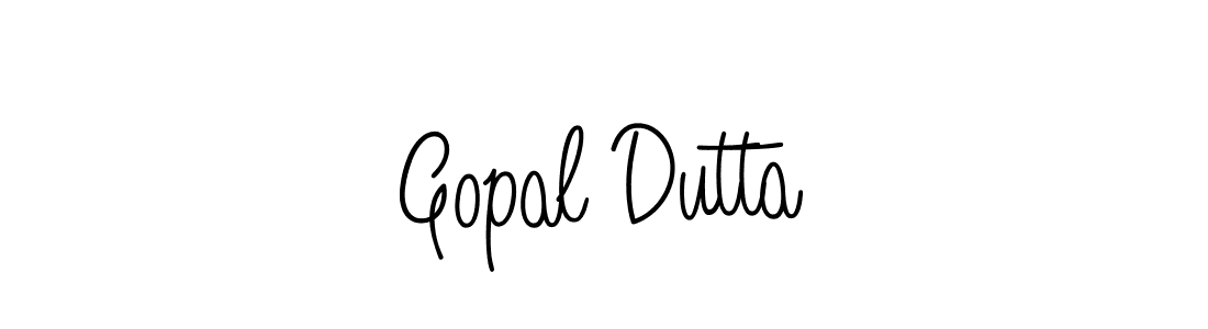 Create a beautiful signature design for name Gopal Dutta. With this signature (Angelique-Rose-font-FFP) fonts, you can make a handwritten signature for free. Gopal Dutta signature style 5 images and pictures png