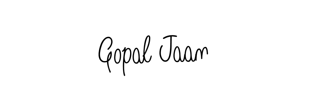 Create a beautiful signature design for name Gopal Jaan. With this signature (Angelique-Rose-font-FFP) fonts, you can make a handwritten signature for free. Gopal Jaan signature style 5 images and pictures png