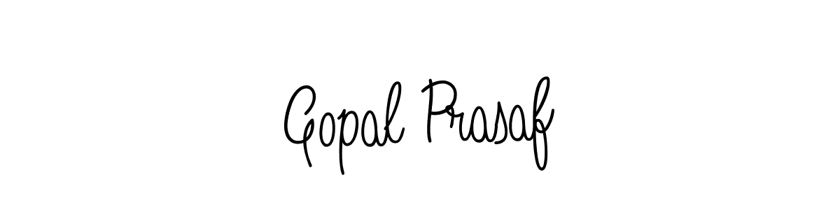 Make a beautiful signature design for name Gopal Prasaf. Use this online signature maker to create a handwritten signature for free. Gopal Prasaf signature style 5 images and pictures png