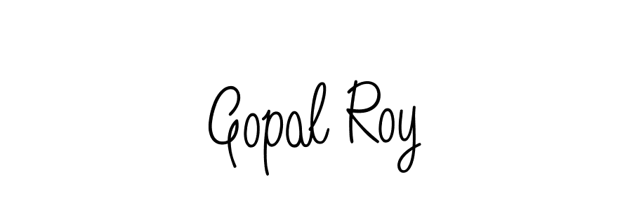 Design your own signature with our free online signature maker. With this signature software, you can create a handwritten (Angelique-Rose-font-FFP) signature for name Gopal Roy. Gopal Roy signature style 5 images and pictures png