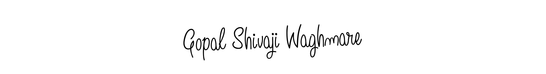 The best way (Angelique-Rose-font-FFP) to make a short signature is to pick only two or three words in your name. The name Gopal Shivaji Waghmare include a total of six letters. For converting this name. Gopal Shivaji Waghmare signature style 5 images and pictures png