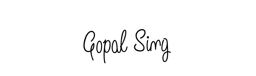 Also we have Gopal Sing name is the best signature style. Create professional handwritten signature collection using Angelique-Rose-font-FFP autograph style. Gopal Sing signature style 5 images and pictures png