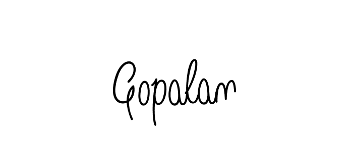 Gopalan stylish signature style. Best Handwritten Sign (Angelique-Rose-font-FFP) for my name. Handwritten Signature Collection Ideas for my name Gopalan. Gopalan signature style 5 images and pictures png