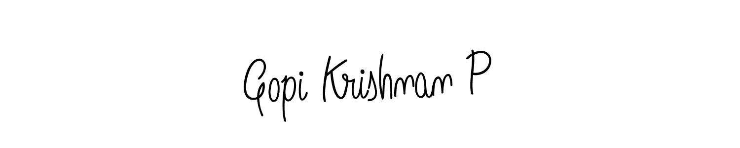 Similarly Angelique-Rose-font-FFP is the best handwritten signature design. Signature creator online .You can use it as an online autograph creator for name Gopi Krishnan P. Gopi Krishnan P signature style 5 images and pictures png