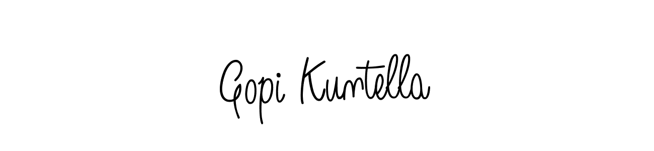 How to Draw Gopi Kuntella signature style? Angelique-Rose-font-FFP is a latest design signature styles for name Gopi Kuntella. Gopi Kuntella signature style 5 images and pictures png