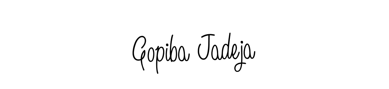 Also You can easily find your signature by using the search form. We will create Gopiba Jadeja name handwritten signature images for you free of cost using Angelique-Rose-font-FFP sign style. Gopiba Jadeja signature style 5 images and pictures png