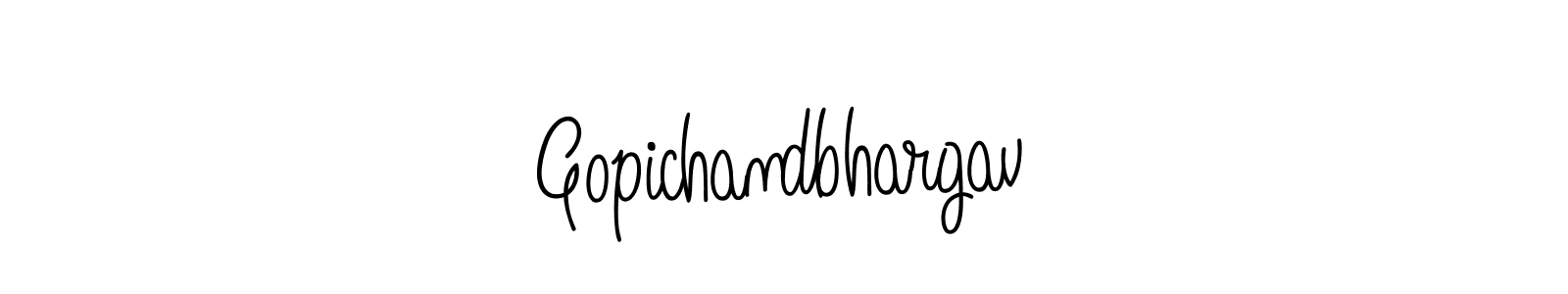 How to Draw Gopichandbhargav signature style? Angelique-Rose-font-FFP is a latest design signature styles for name Gopichandbhargav. Gopichandbhargav signature style 5 images and pictures png