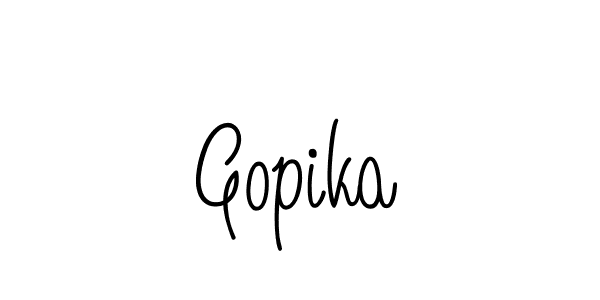 It looks lik you need a new signature style for name Gopika. Design unique handwritten (Angelique-Rose-font-FFP) signature with our free signature maker in just a few clicks. Gopika signature style 5 images and pictures png