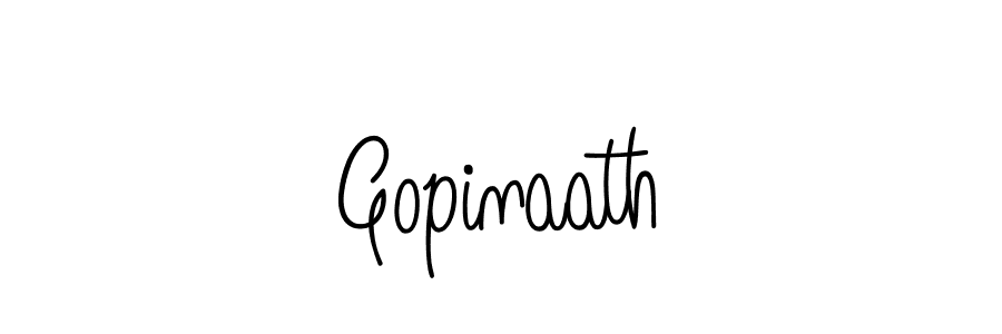 How to make Gopinaath signature? Angelique-Rose-font-FFP is a professional autograph style. Create handwritten signature for Gopinaath name. Gopinaath signature style 5 images and pictures png
