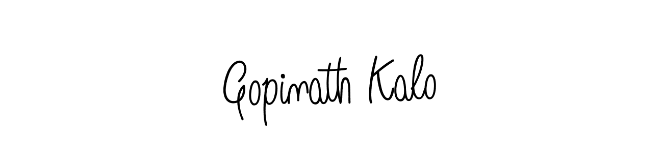 The best way (Angelique-Rose-font-FFP) to make a short signature is to pick only two or three words in your name. The name Gopinath Kalo include a total of six letters. For converting this name. Gopinath Kalo signature style 5 images and pictures png